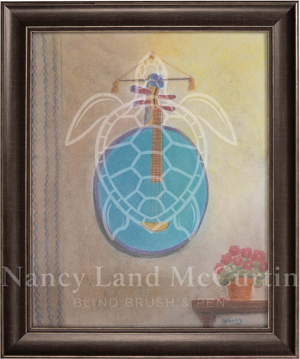 Blue Banjo - Digital Art Download by Nancy Land McCurtin