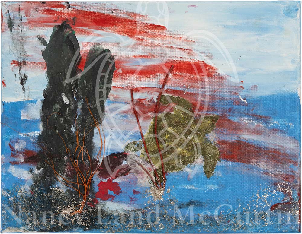 Morning Swim - Digital Art Download by Nancy Land McCurtin