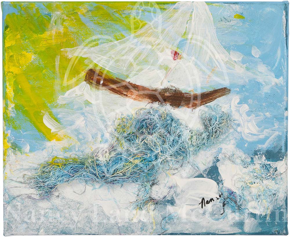 Sailing - Digital Art Download by Nancy Land McCurtin